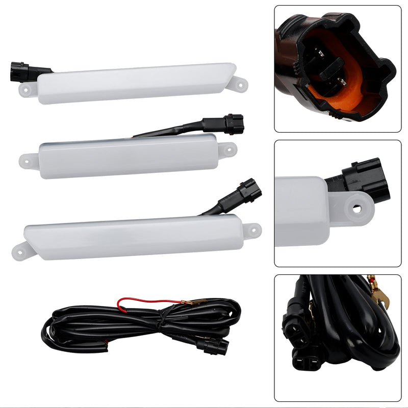 2015-2019 Ford Ranger T7 Ranger Raptor Estilo Grade dianteira Luz LED branca