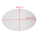 Ovales, bare lisensplate laget av aluminiumslegering, DIY, universell passform for motorsykler