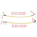 Kabel plynového vlaku pro Suzuki GSXR1000 2017-2023, žlutá
