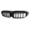 2019–2022 BMW 3 Series G20 DoubleLame Renal Grille, negro, 51138072085