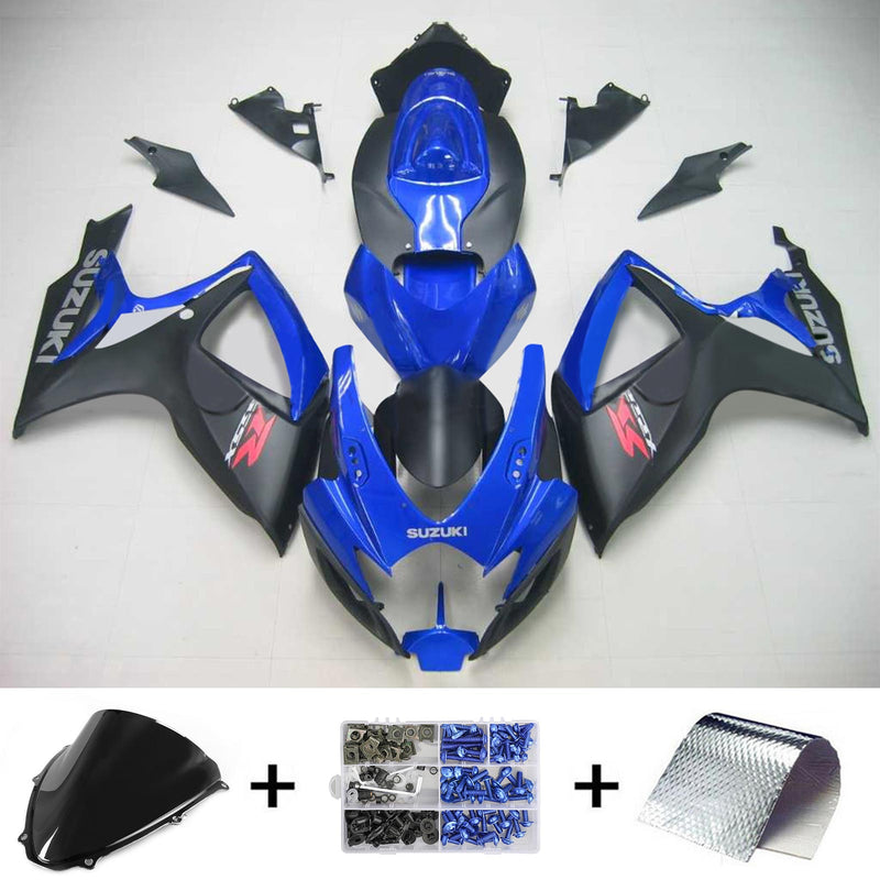 2006-2007 K6 Suzuki GSXR 600/750 Injektionsverkleidungskit Karosserie Plastik