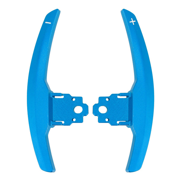 Schaltwippenverlängerung für BMW F-Serie F30 F31 F32 F10 X3 X5 Aluminium Blau