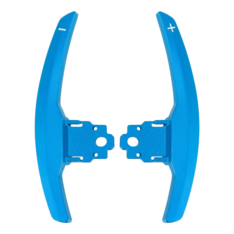 Schaltwippenverlängerung für BMW F-Serie F30 F31 F32 F10 X3 X5 Aluminium Blau