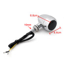 LED Bullet Turn Signals Indicators For Harley Chopper Cafe Racer Chrome