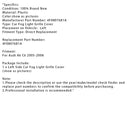 2005-2008 Audi A6 C6 Automaattinen vasen sivuvalot Sumuvalaisimet jäähdyttimen säleikkö 4F0807681a