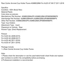 Hinten Center Armlehne Tasse Halter Rahmen 4G8863289A Für AUDI A7 A6 C7 2011-2018