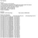 3kpl 49056-0038 Polttoaineen injektori Kawasaki Mule Pro FX FXR FXT KAF820 KAF820 EPS