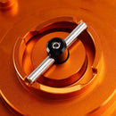 CNC-gefräster, orangefarbener, schlüsselloser Tankdeckel für Duk 790 890 2018 2019 2021 2022 2023-2025