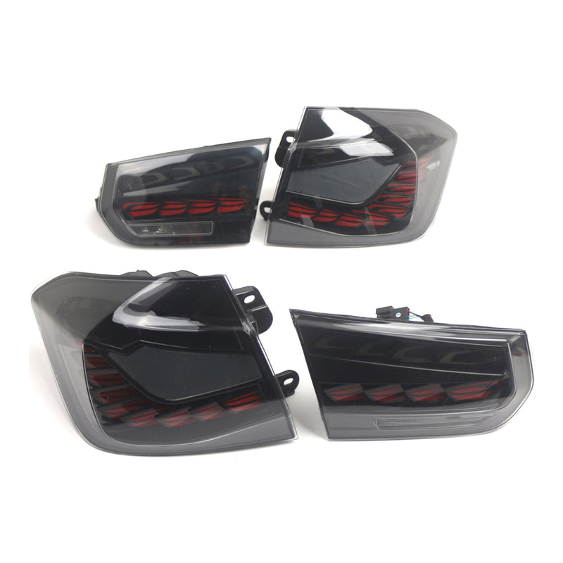 L&amp;R Geräucherte LED Rückleuchten Hinten Lampe Montage Für BMW 3 F30 F80 M3 2013-2018