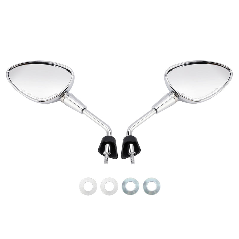 Mirror M8 Shorty left&right Chrome For Piaggio Vespa Sprint 50 125 150 Scooter