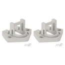 2 Stück Ersatzteile für die untere Fußplatte der Wohnmobil-Markise Sunchaser II