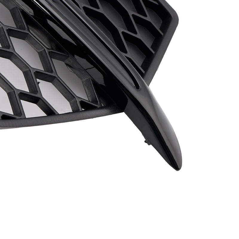 Frontstoßstange Nebelscheinwerfer Grill Grille Fit Audi Q5 S-Line SQ5 2013-2017 Schwarz
