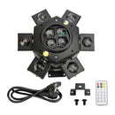10 LED RGBW Moving Head Strobe Light Laser Bühnenbeleuchtung Strahl DMX Disco DJ