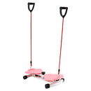 Trenažér na kroucení pasu Fitness Tool Protiskluzové vybavení pro domácí posilovnu pro ženy Břišní tuk Růžový Ab Twister Board 150 kg Kapacita & 20dB Ultra-tichý