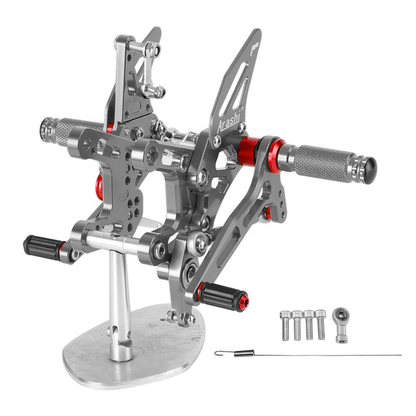 Fußhocker/vorne Fußrastenpaar Kawasaki ZX-10R ZX10R 2021-2023 Grau