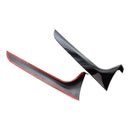 2012–2018 Audi A6 C7 Allroad Avant schwarz glänzend Paar Heckscheibe Seitenflügel Spoiler