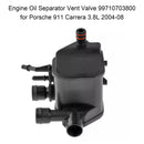 2007–2008 Porsche 911 Targa 4S H6 3.8L Central Motor Oil Valva de ventilación 99710703800 90033105340