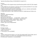 Suzuki SJ13 tändningsfördelare Dizzy 33100-83020 100291-0430