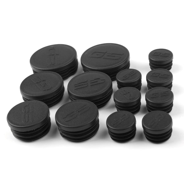 13PCS Frame Hole Cover Caps Plugs Decor Set Fit for BMW R1200GS/LC/ADV 13-16 BK