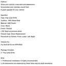 2019–2022 Audi Q3 S-Line 2 Stück glänzend schwarz Frontstoßstangen-Kühlergrillabdeckung