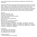 1998-2002 Dodge Ram 3500  Front LED Overhead Console Carbon