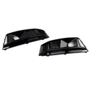 2016-2019 Audi A4 B9 S4 Rejilla de luz antiniebla para parachoques delantero negro de 2 piezas