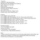 1 Stück LED Nebelscheinwerfer vorne rechts für BMW 5er G30 G38 17-19 63177349132