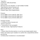 Grauer Leder-Armlehnendeckel für die Mittelkonsole für BMW E90 E91 E92 E93 51169134486