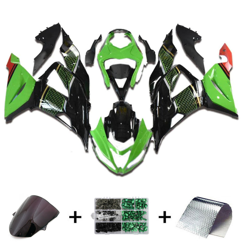 2013-2018 Kawasaki ZX6R 636 insprutningsskyddssats kropp plast ABS