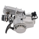49cc 2-takts bensinmotor med elektrisk starter for Pocket Dirt Bike Mini Quad