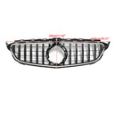 2015-2021 Mercedes W205 C250 C300 LED-etusäleikköllä, musta