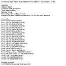 7x Lenkung Rack Reparatur Kit 32106891974 Für BMW 1 2 3 4 Serie X1 X3 X4