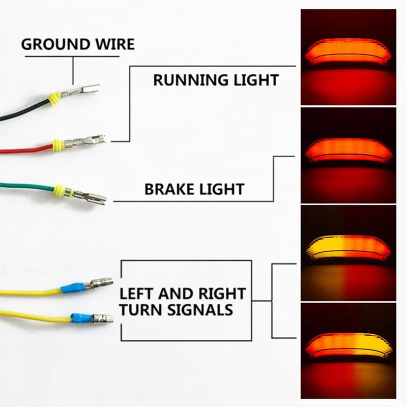 2013-2024 HONDA CBR600RR LED-takavalon jarrujen suuntavilkku