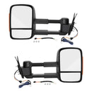 Para elektrycznie rozkładanych lusterek holowniczych do Toyoty Hilux 2005-2011 w kolorze czarnym