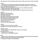 Benz GLC GLK CLS Leder Legierung Aluminium TPU Autoschlüssel Schwarz Fall Abdeckung