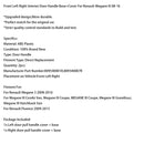 Renault Megane 3 (2008–2016): Türgriffbasis innen vorne links/rechts mit Abdeckung