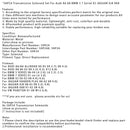 2000-2005 AUDI A6/A6 ALLROAD V6 2,7L V8 4,2L 5HP24 Sada elektromagnetu převodovky 5HP24 5HP24A