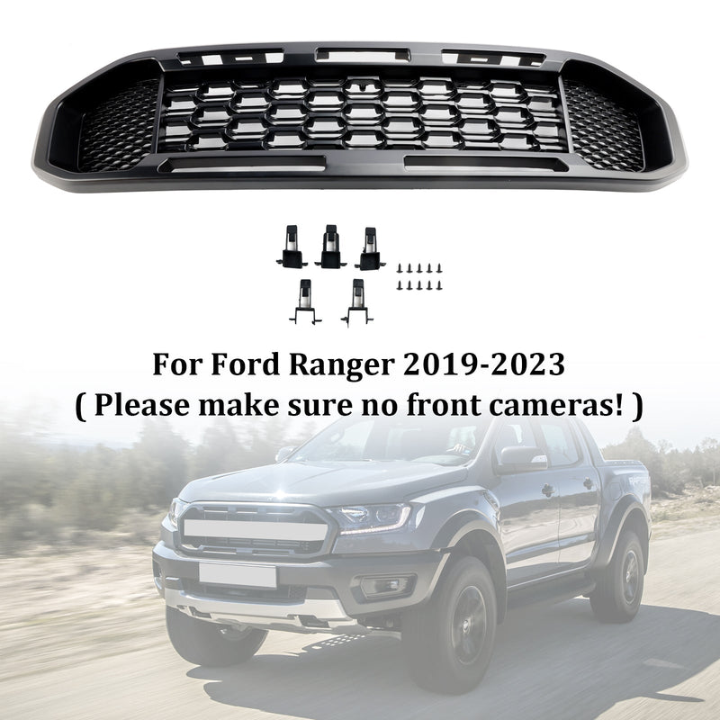 2019-2023 Ford Ranger T8 musta etupuskurin säleikkö