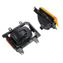 Kit de lentes de plástico para luz antiniebla del parachoques delantero para BMW E30 Serie 3 Sedan genérico 85-93