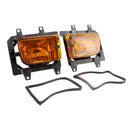 Kit de lentes de plástico para luz antiniebla del parachoques delantero para BMW E30 Serie 3 Sedan genérico 85-93