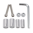 CNC ALUMINUM MINI HANDLEBAR BAR END MIRROR SET D=35MM BLACK FOR PIAGGIO / VESPA