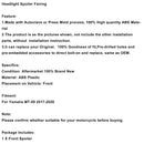 Frontscheinwerfer Winglet Fin Verkleidung Aerodynamik Für Yamaha MT-09 2017-2020