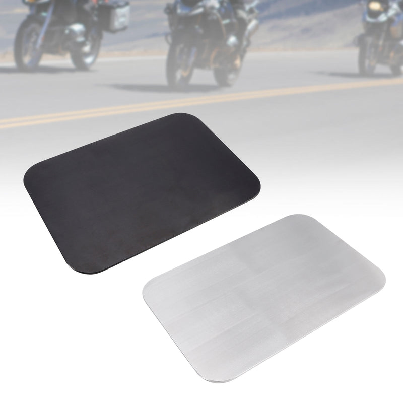 Viercecky tom lisensplate laget av aluminiumslegering, DIY, universelt egnet for motorsykkel