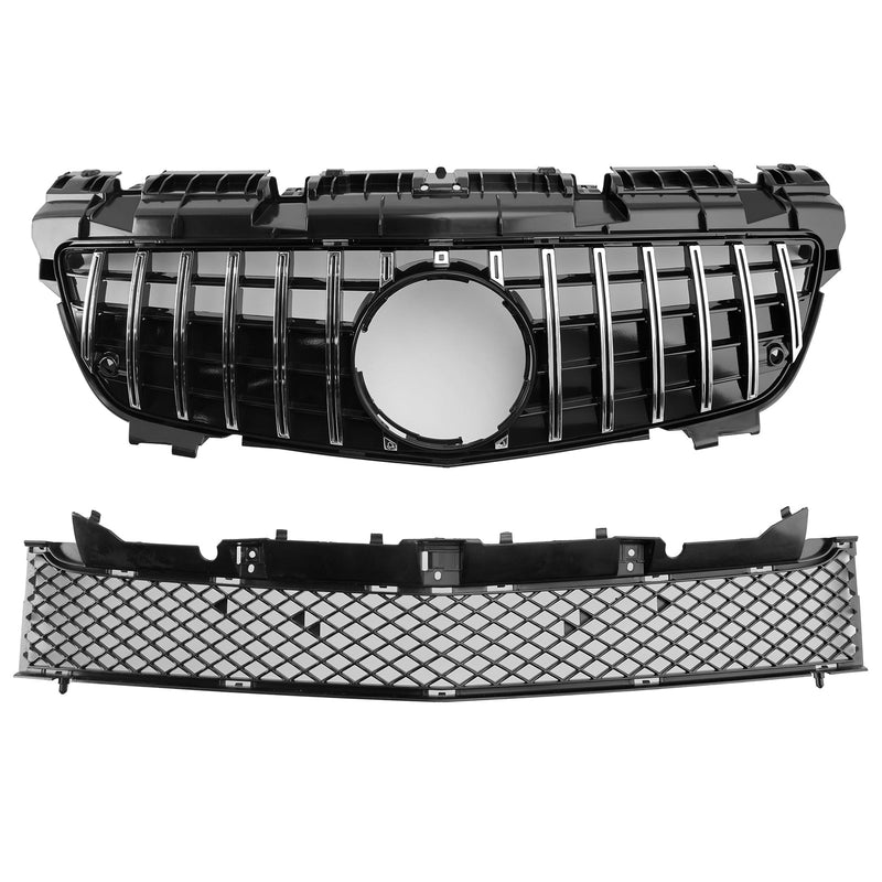 2011-2016 Mercedes-Benz SLK-luokka R172 SLK55 PRE-Facelift Chrom etuosa Oberen Alempi jäähdytys Grille Fit Mercedes SLK-luokka R172 SLK55