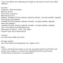 2014–2022 Ford Transit Mk8 2 Stück Vorderradlauf-Zierleiste rechts und links 1885950