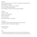 2022+ BMW IX3 G08 LCI grade frontal em forma de rim com ripas duplas em preto brilhante