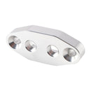 Twin Turbo Dual 1/8 "" Placa do adaptador de suprimento de óleo NPT para LS1 LSX LS3 LS2 LQ4