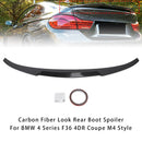 Carbon Fiber Look Hinten Boot Spoiler Für BMW 4 Serie F36 4DR Coupe M4 Stil