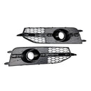 2012–2015 Audi A7 S-Line S7 schwarz Frontstoßstange Nebelscheinwerfer Kühlergrill Abdeckung Blende