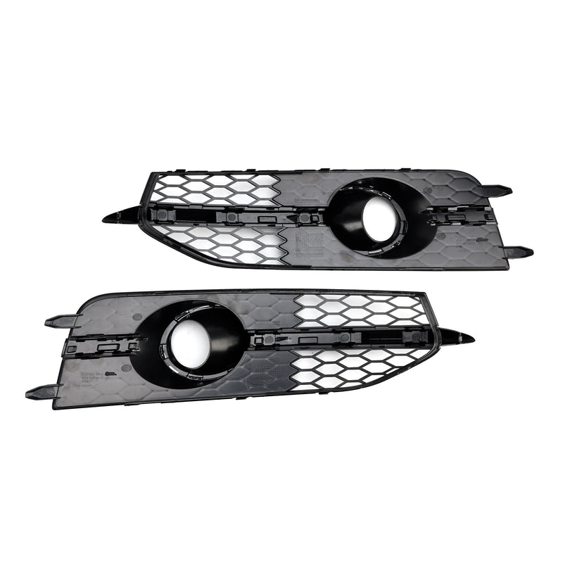 2012–2015 Audi A7 S-Line S7 schwarz Frontstoßstange Nebelscheinwerfer Kühlergrill Abdeckung Blende